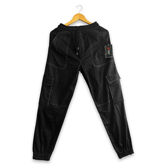 Pantalón Negro Estilo Cargo