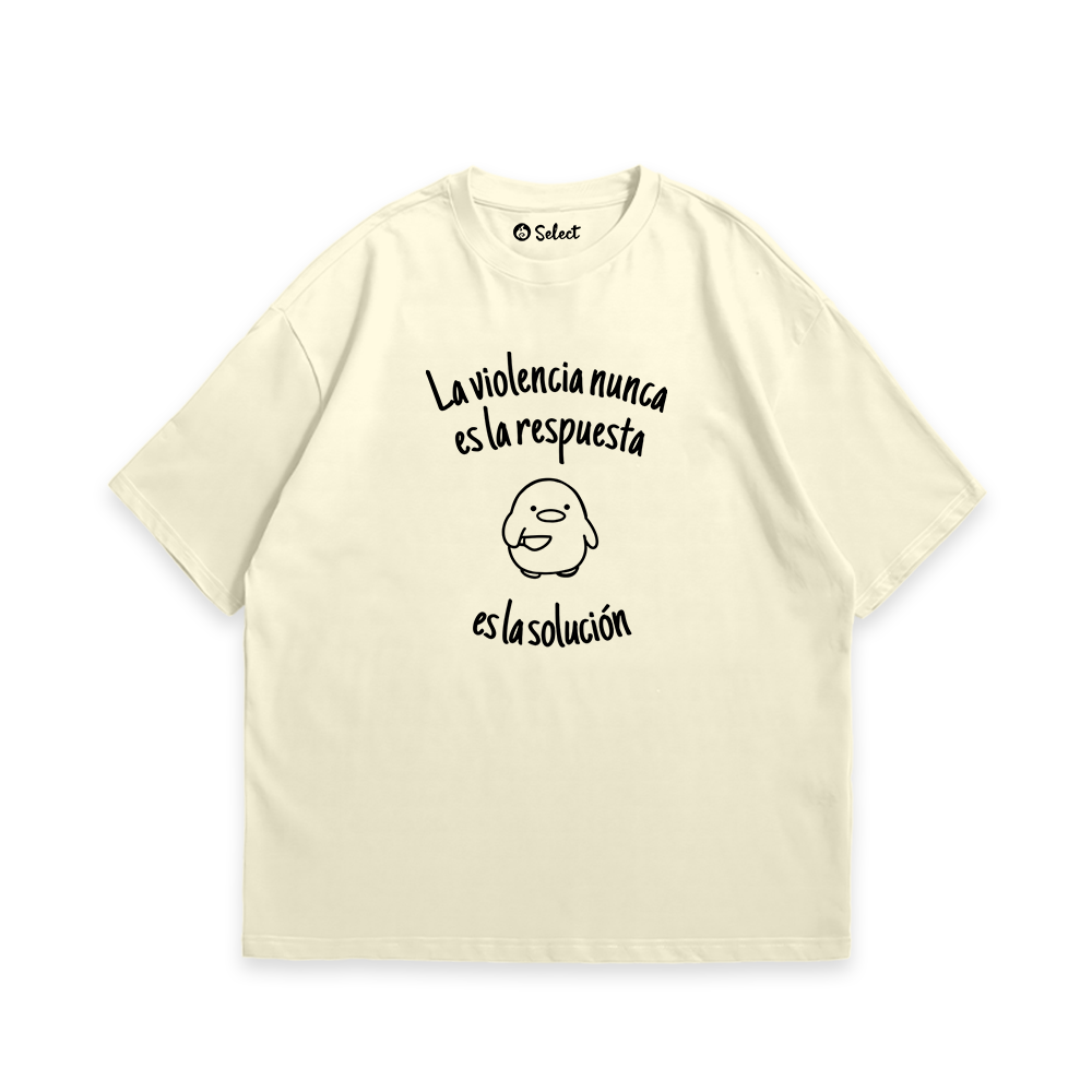 Camiseta La Violencia Nunca es la Respuesta