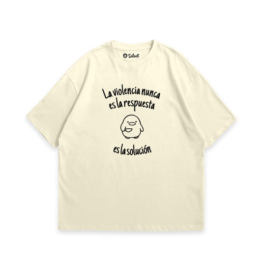 Camiseta La Violencia Nunca es la Respuesta