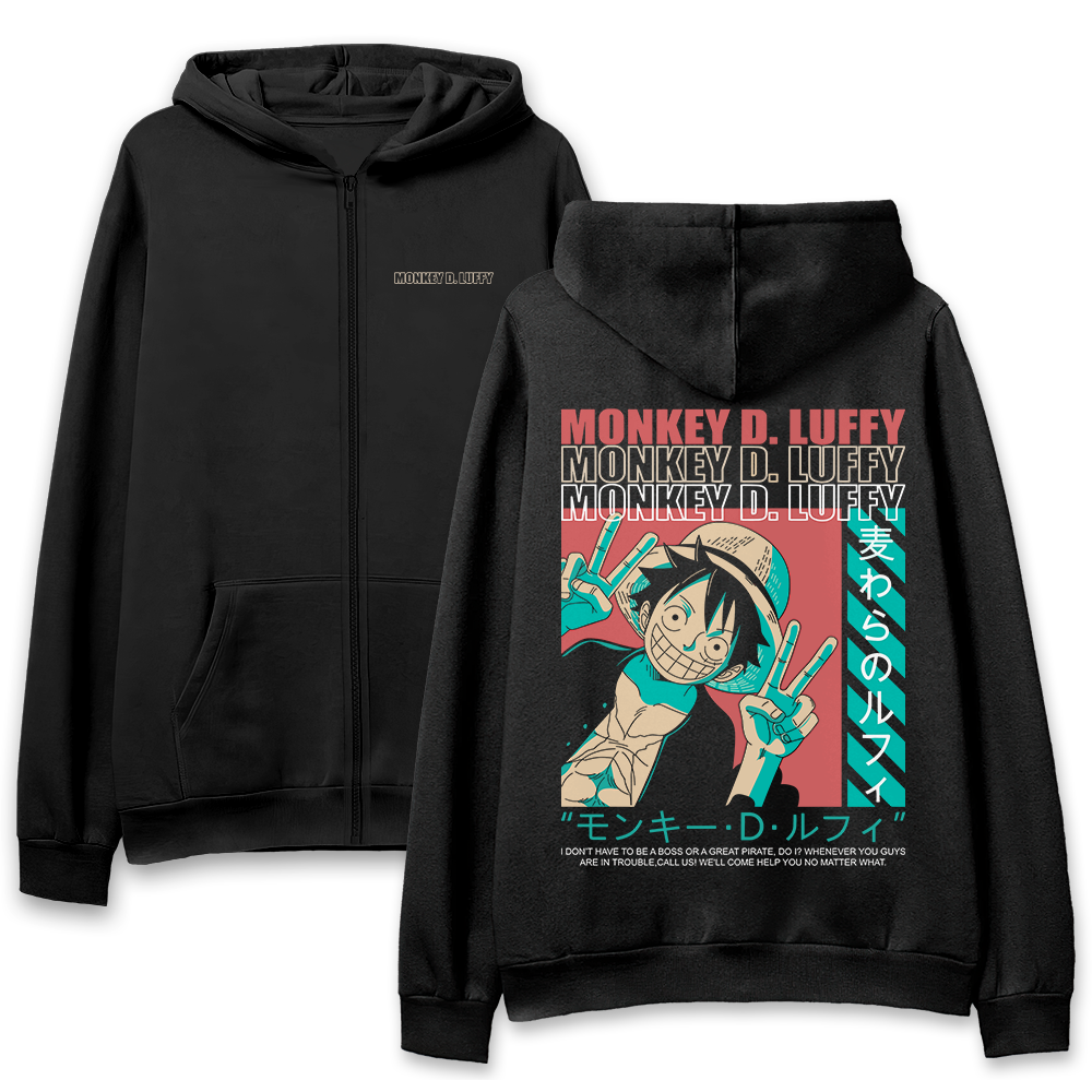 Hoodie, Buzo Luffy One Piece