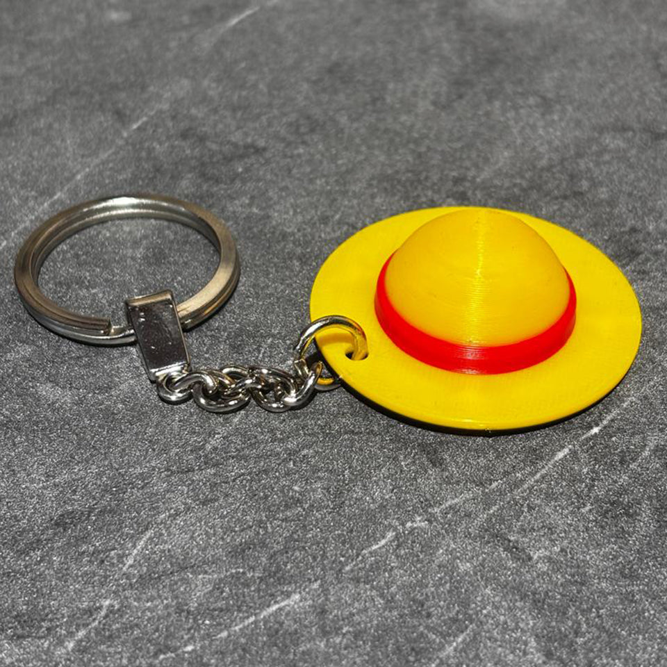 LLAVERO SOMBRERO ONE PIECE 3D