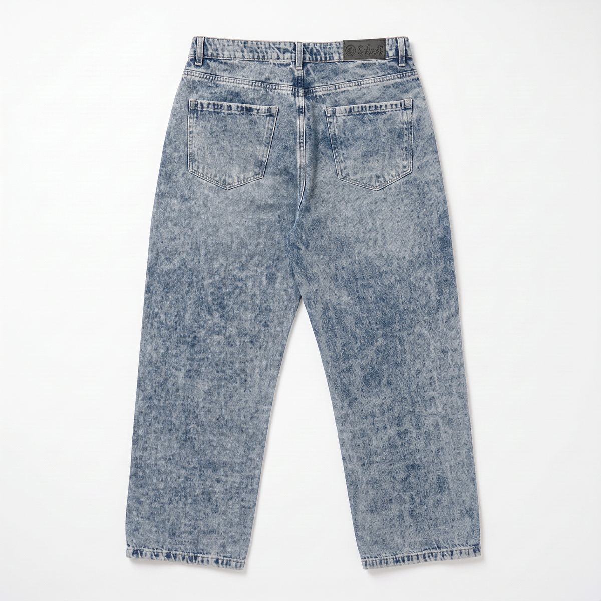 Frost Wave Denim Baggy - espalda