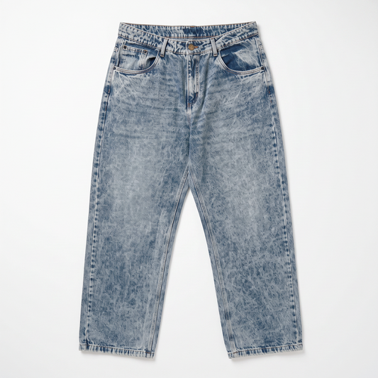 Frost Wave Denim Baggy - frente