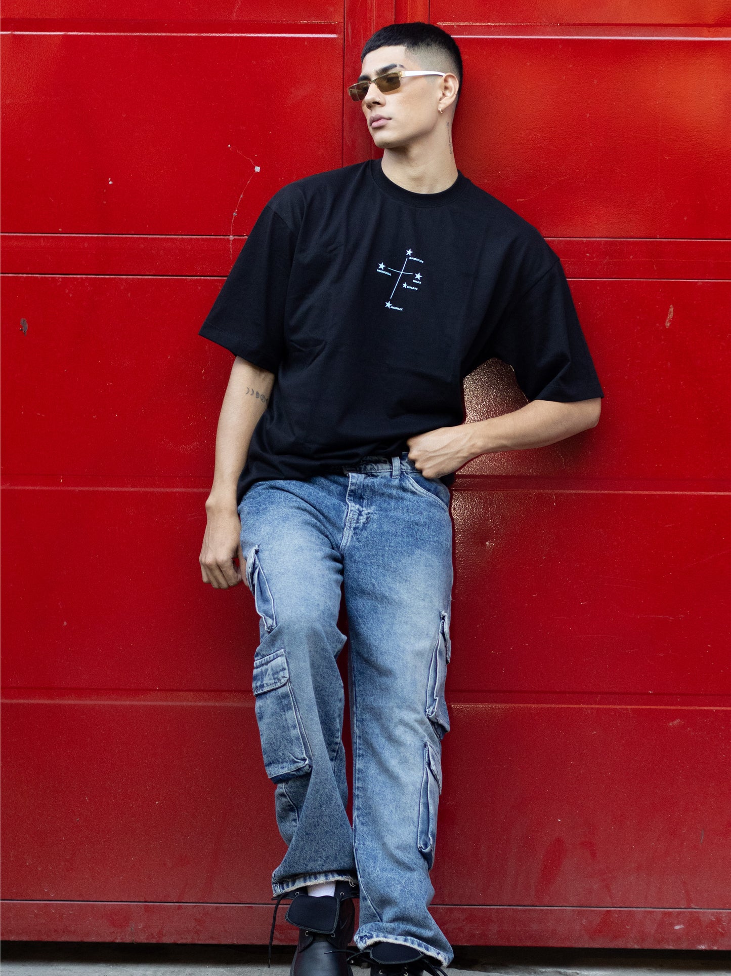 Pantalón Acid Wash Cargo