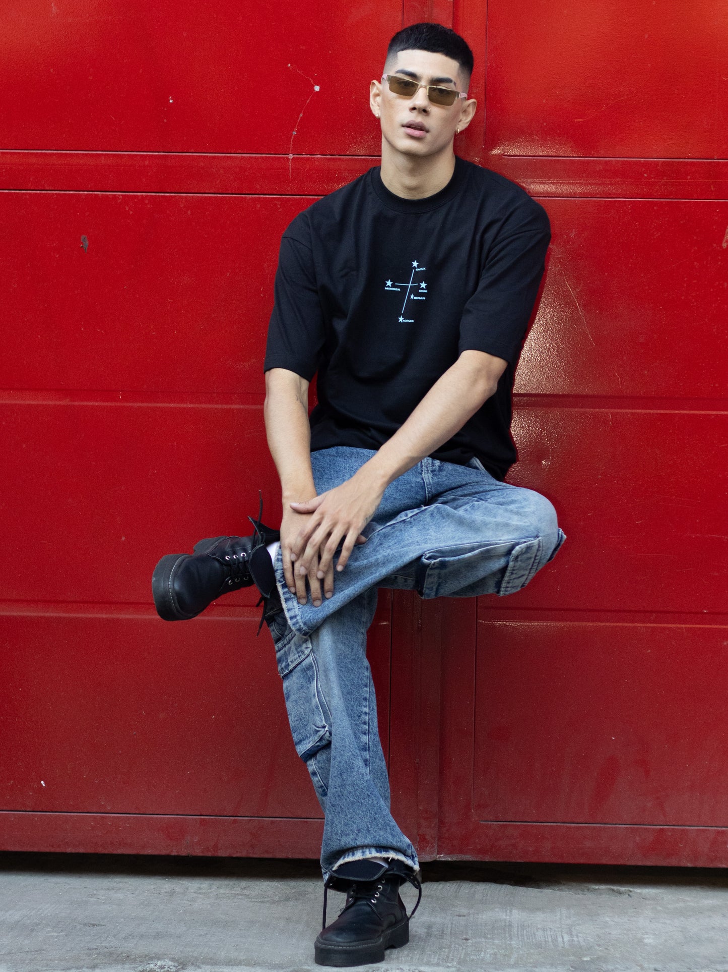 Pantalón Acid Wash Cargo