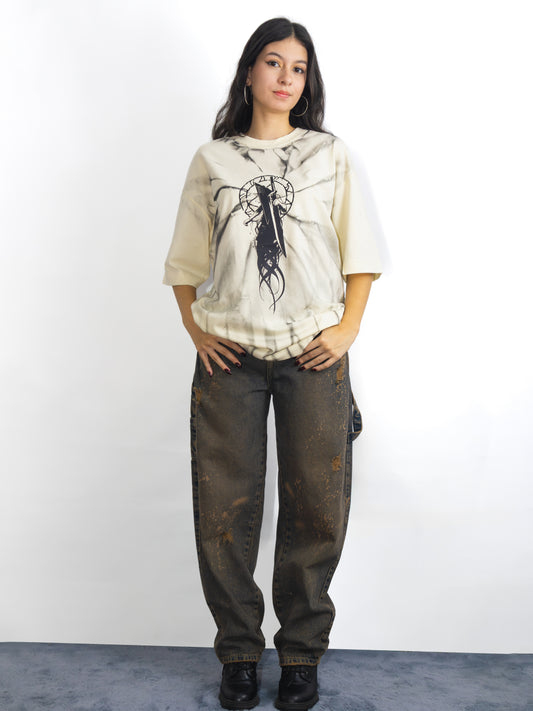 Pantalón Dama Acid Rust