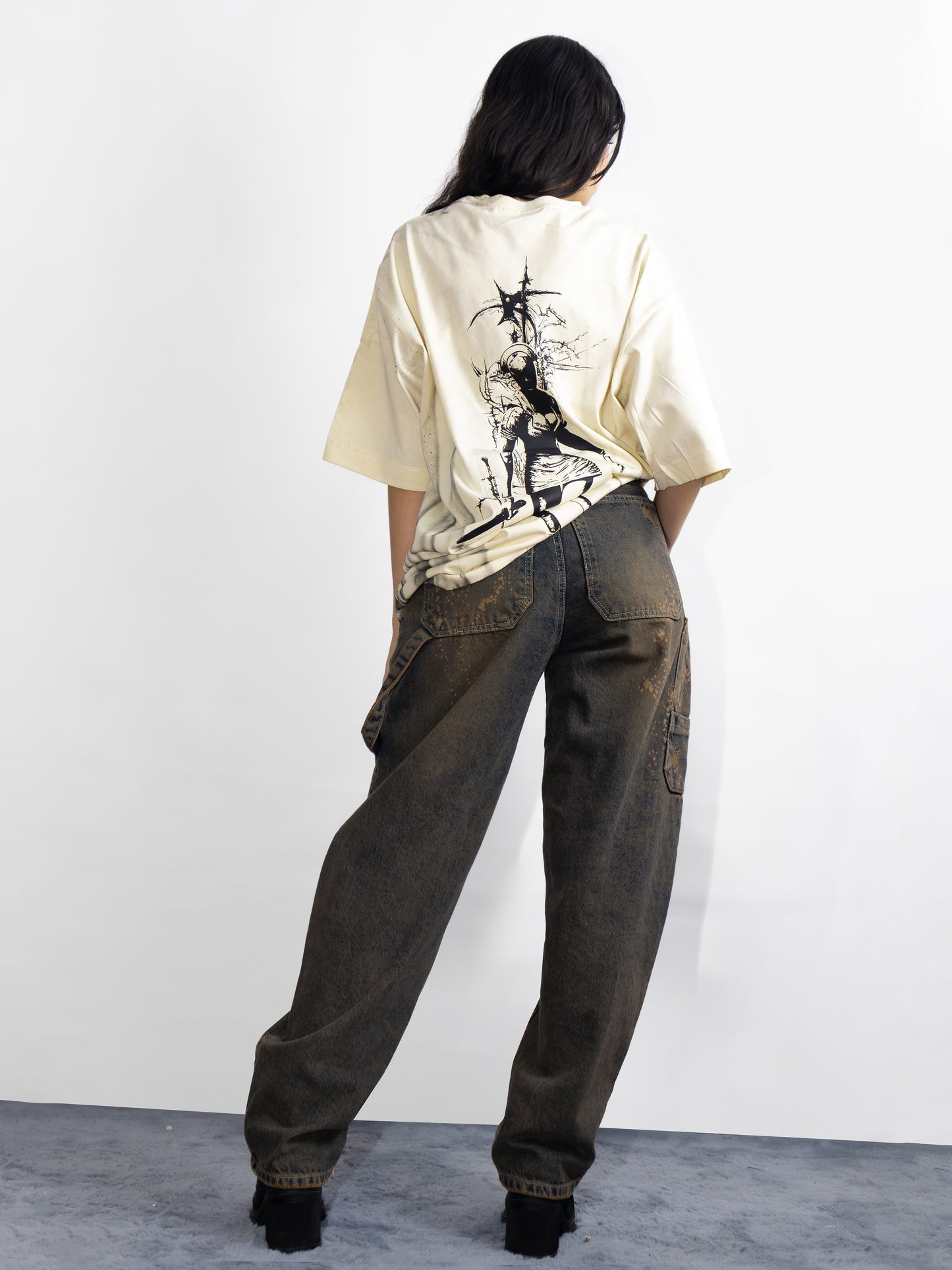 Pantalón Dama Acid Rust