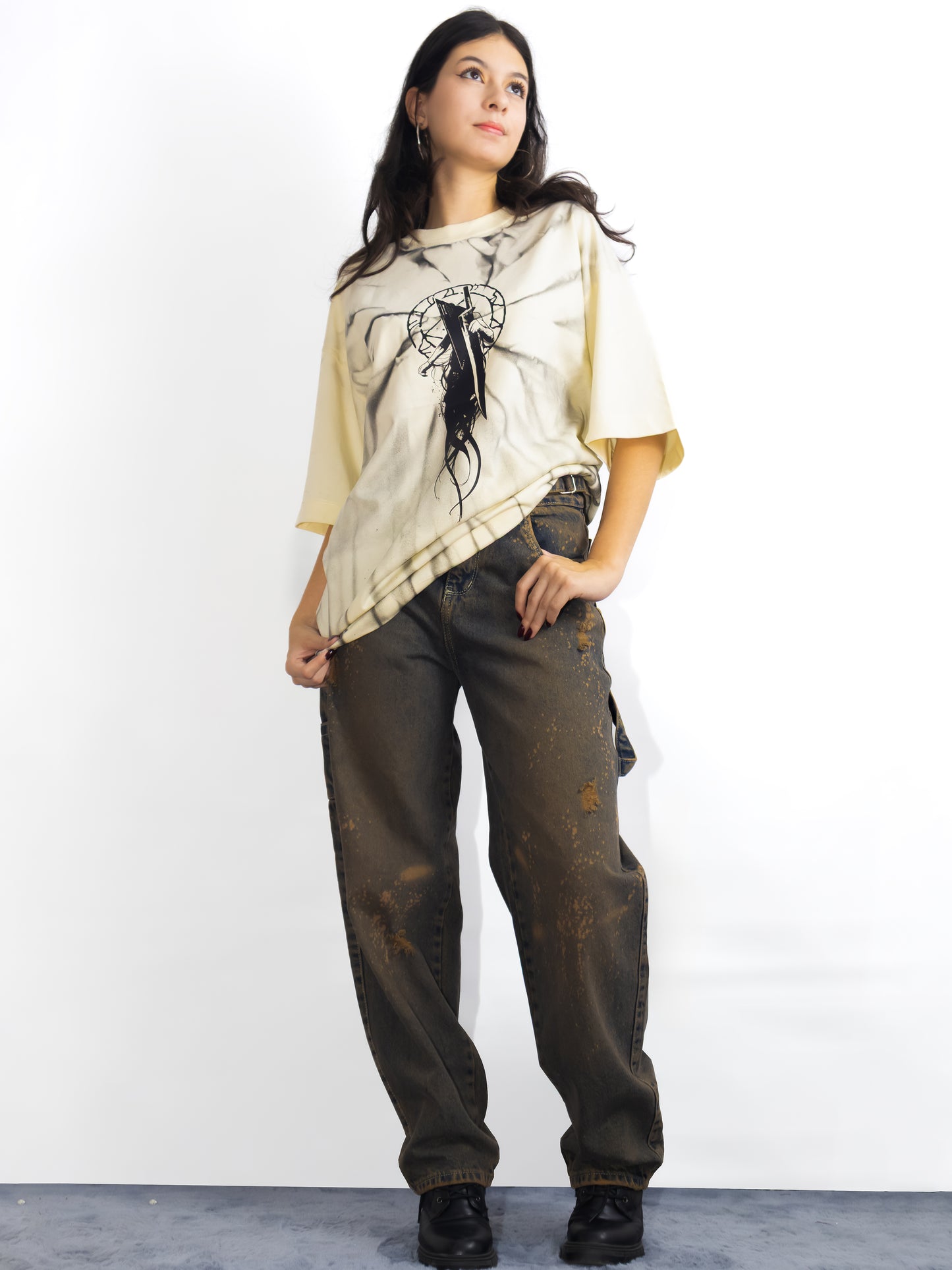Pantalón Dama Acid Rust