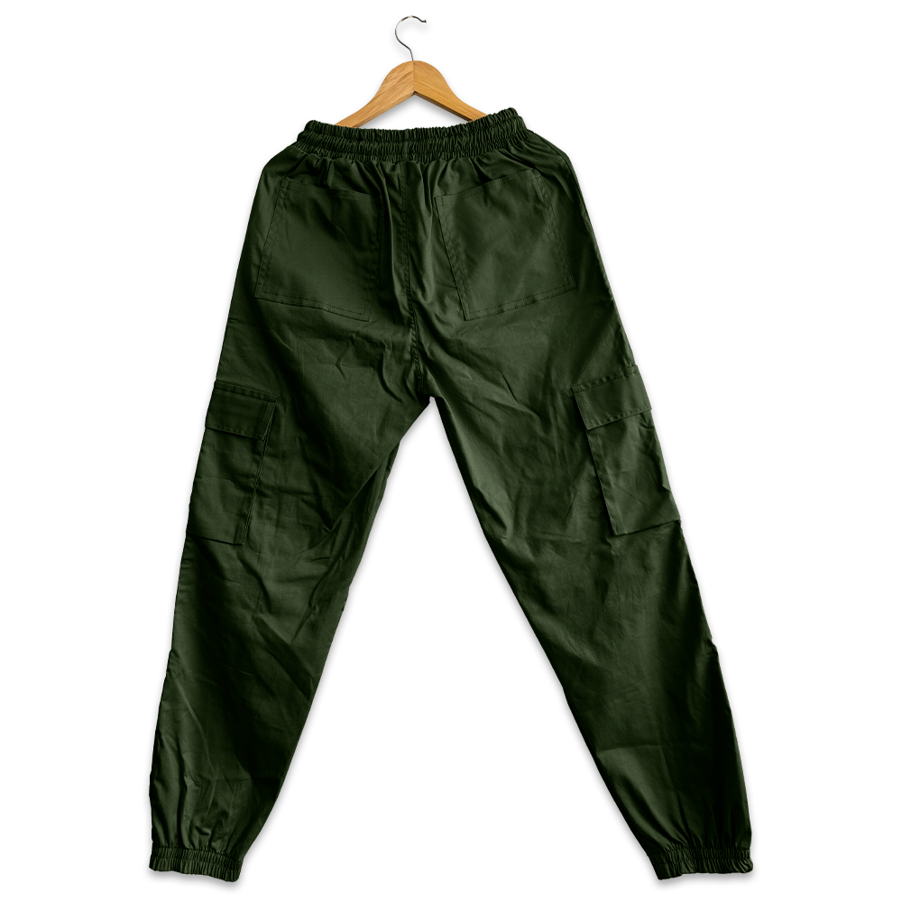 Pantalón Verde Militar Estilo Cargo