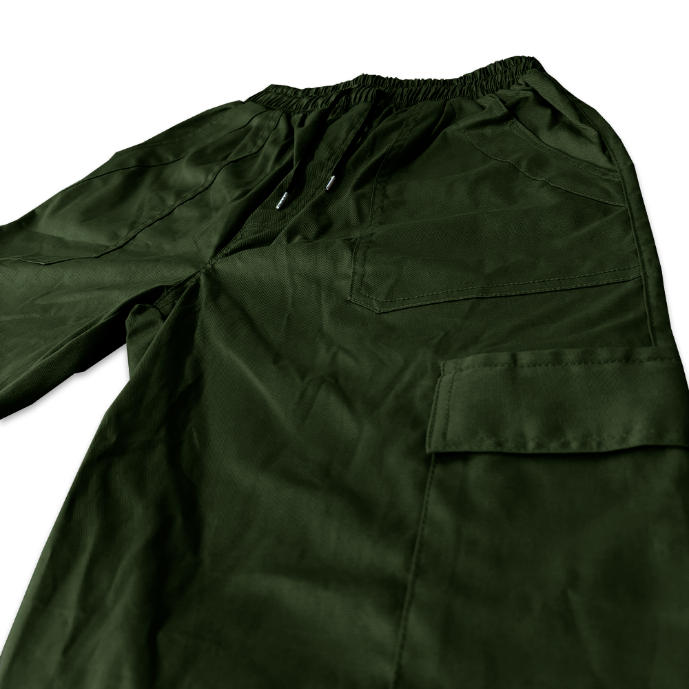 Pantalón Verde Militar Estilo Cargo