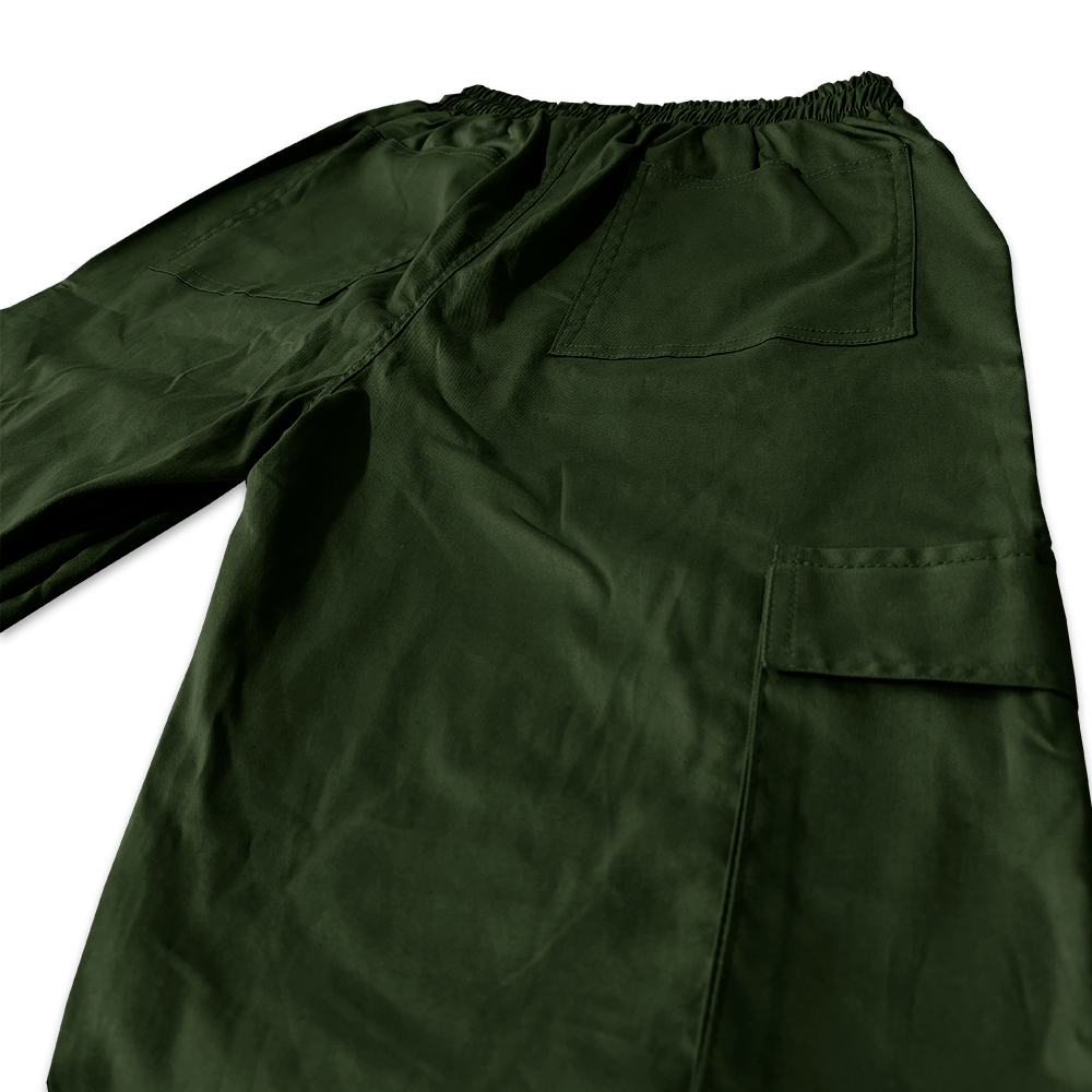 Pantalón Verde Militar Estilo Cargo