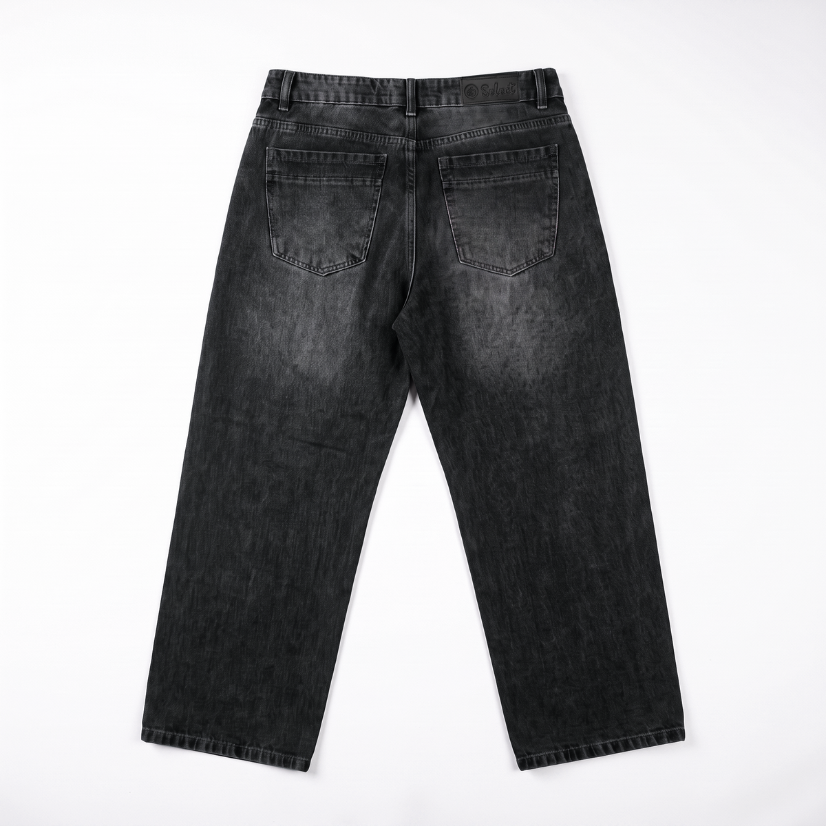 Baggy Denim Washed Black