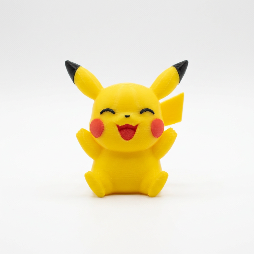 Pikachu Pokemon Figura 3D