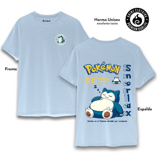 Camiseta (para niño) Pokémon - Snorlax
