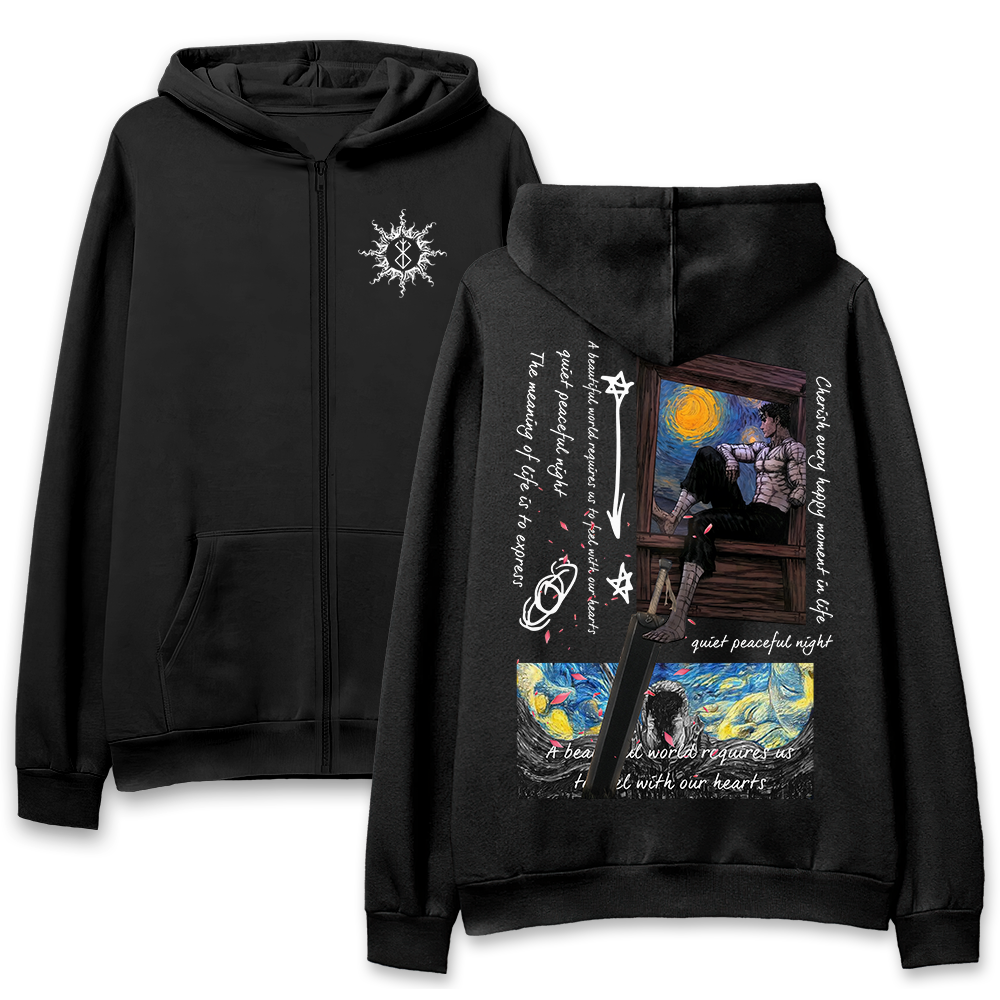 Hoodie, Buzo Berserk Van Gogh