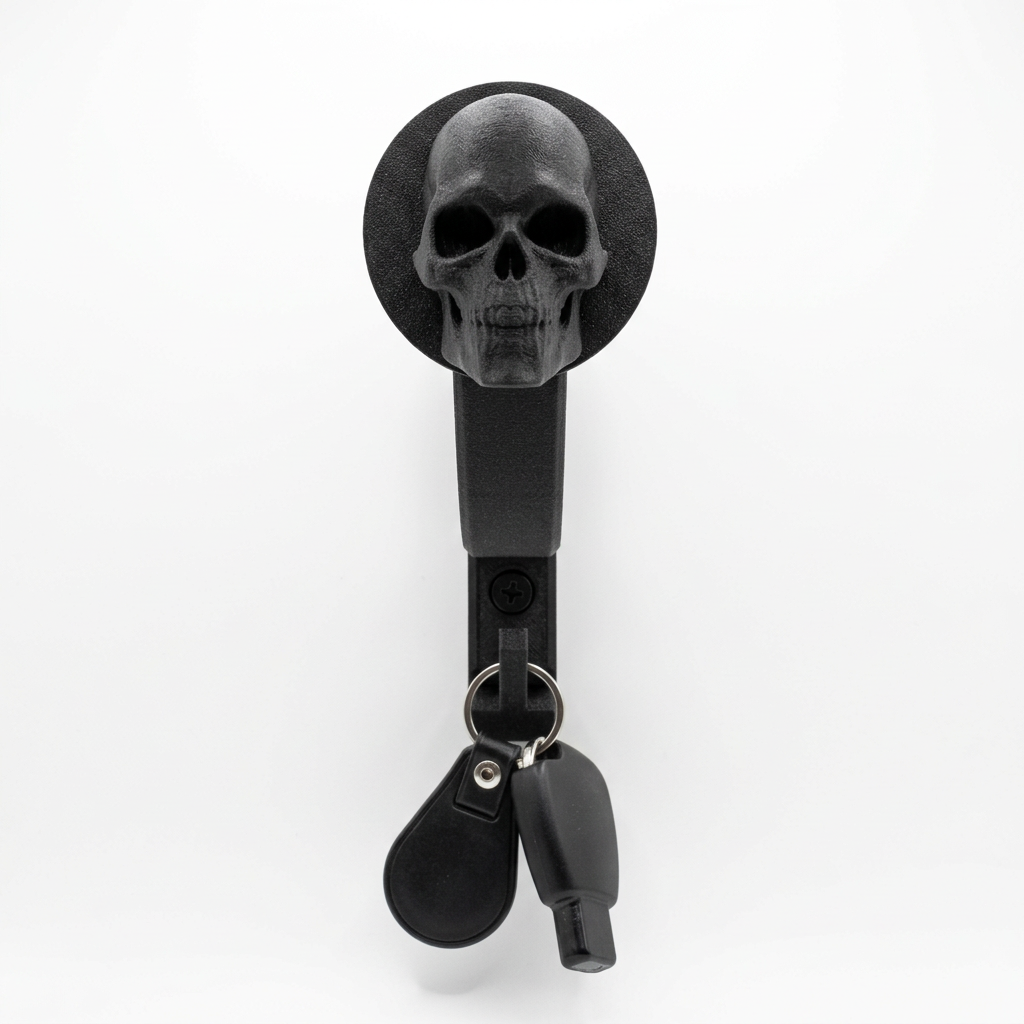 Soporte Casco Calavera Figura 3D