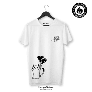 Camiseta Pareja Cat balloons